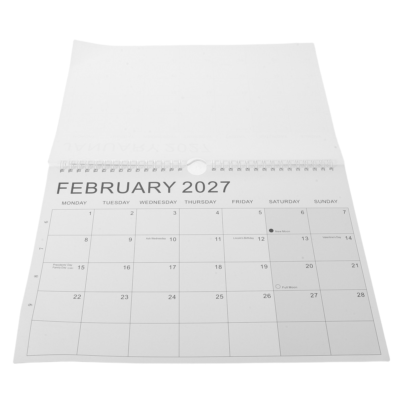 Home Office Wallpaper - Calendário de Papel 2027-2028 Calendário de