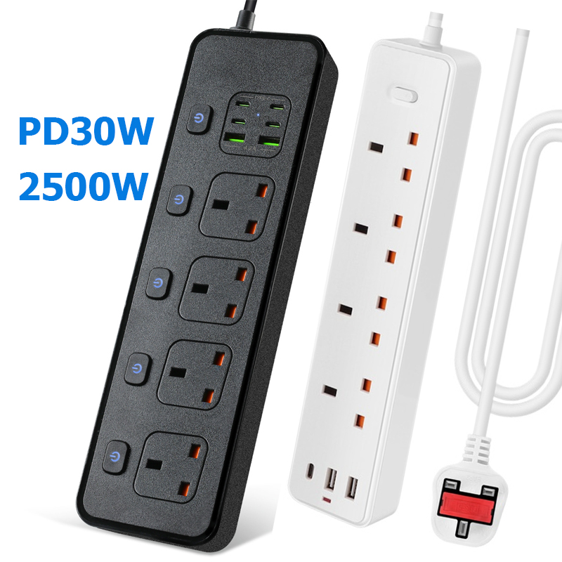 Power Strip Desk - Faixa de Energia Elétrica com 3USB