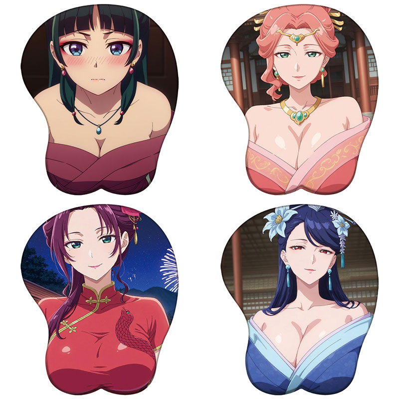 Wrist Rest Pad - The Apothecary Diaries 3D Silicone Mousepad