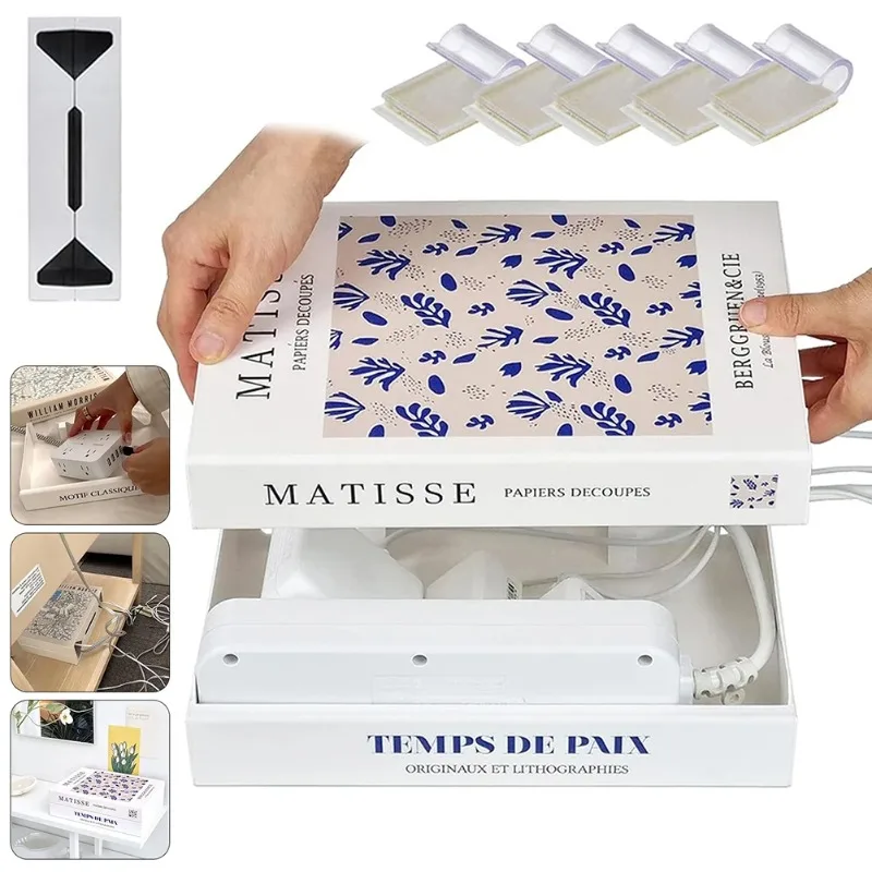 Power Strip Desk - Organizador de cabo em forma de