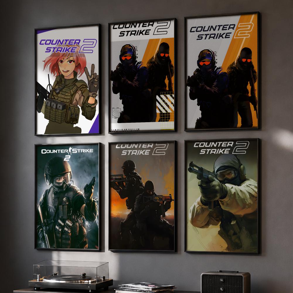 Home Office Wallpaper - Pôster do Jogo CS-Counter-Strike 2 em