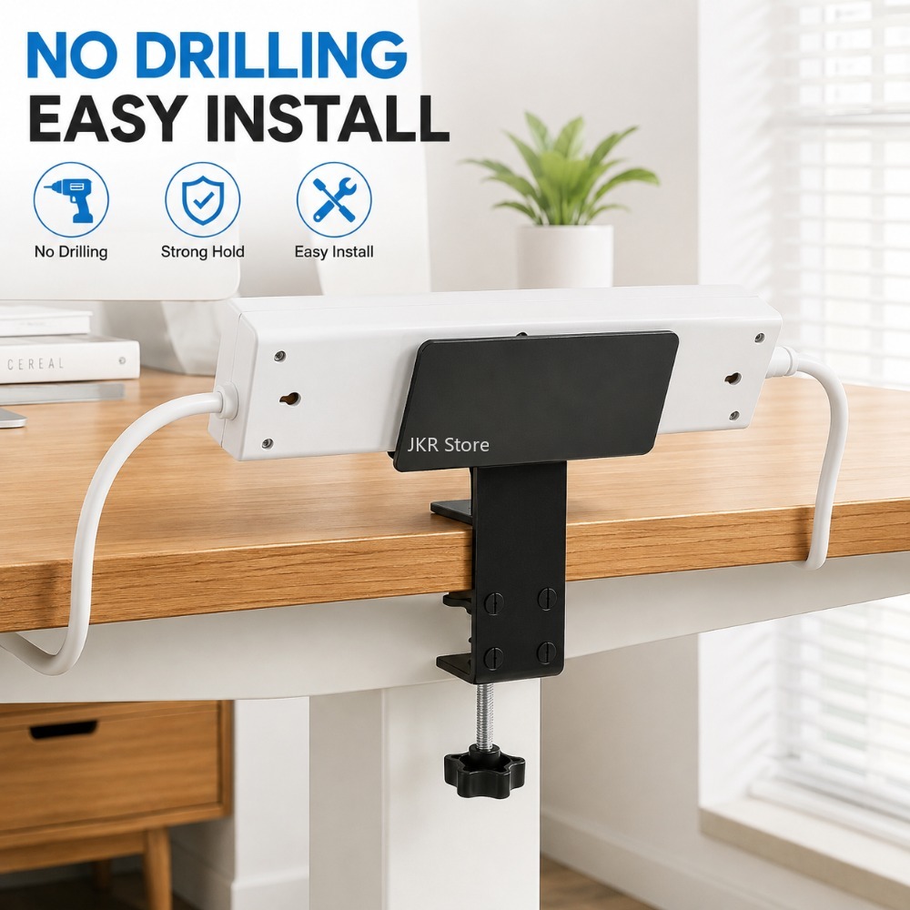 Power Strip Desk - Organizador de Cabos para Abaixo da