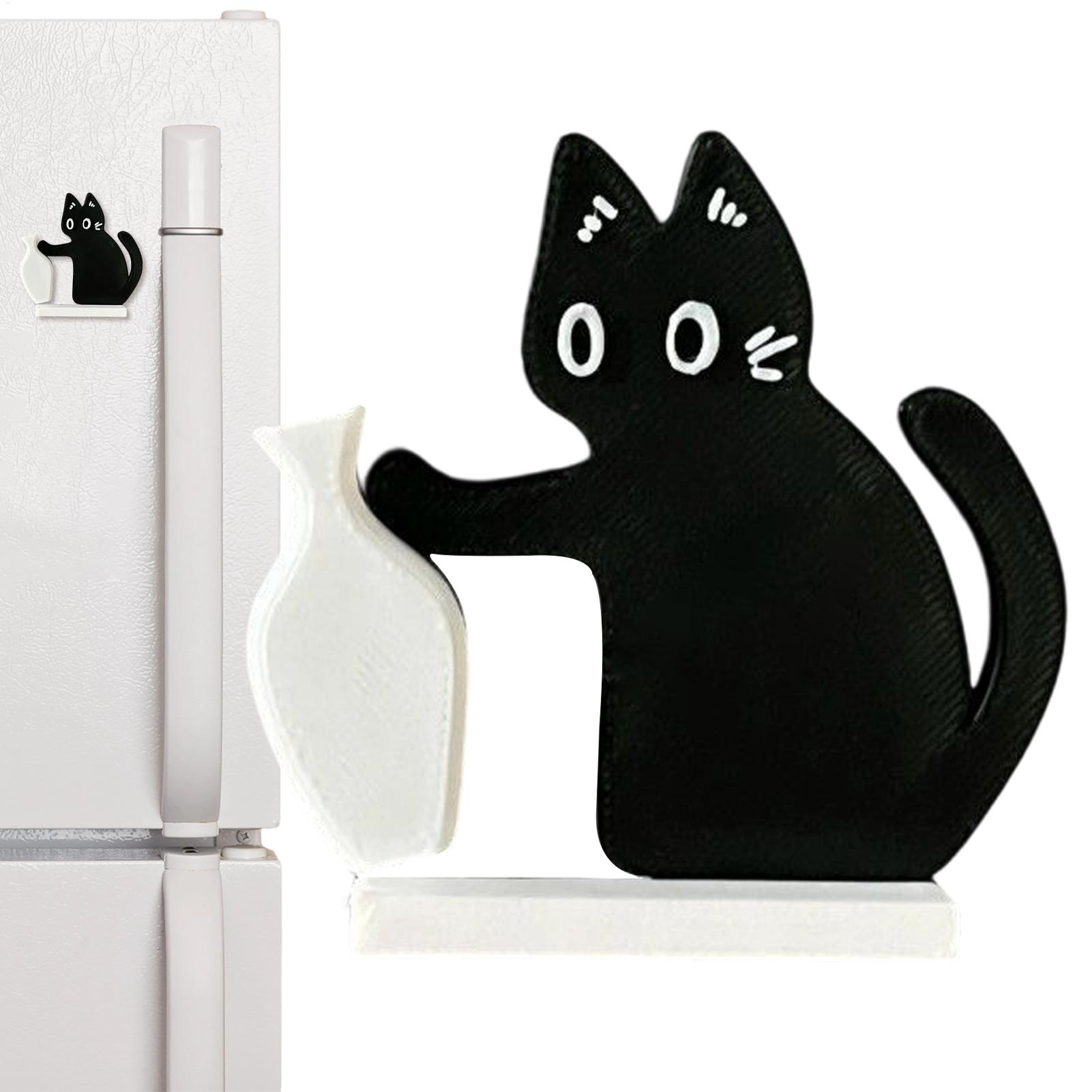 Home Office Box - Ímã de Geladeira Decorativo de Gato