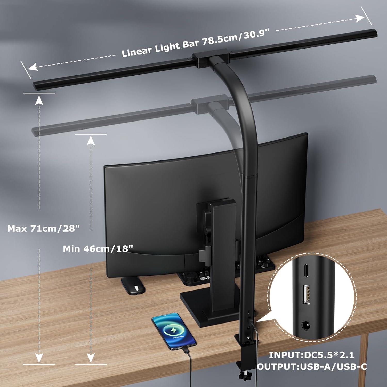 Luminária de Mesa LED para Cas - Home Office Work Table avaliação e preço