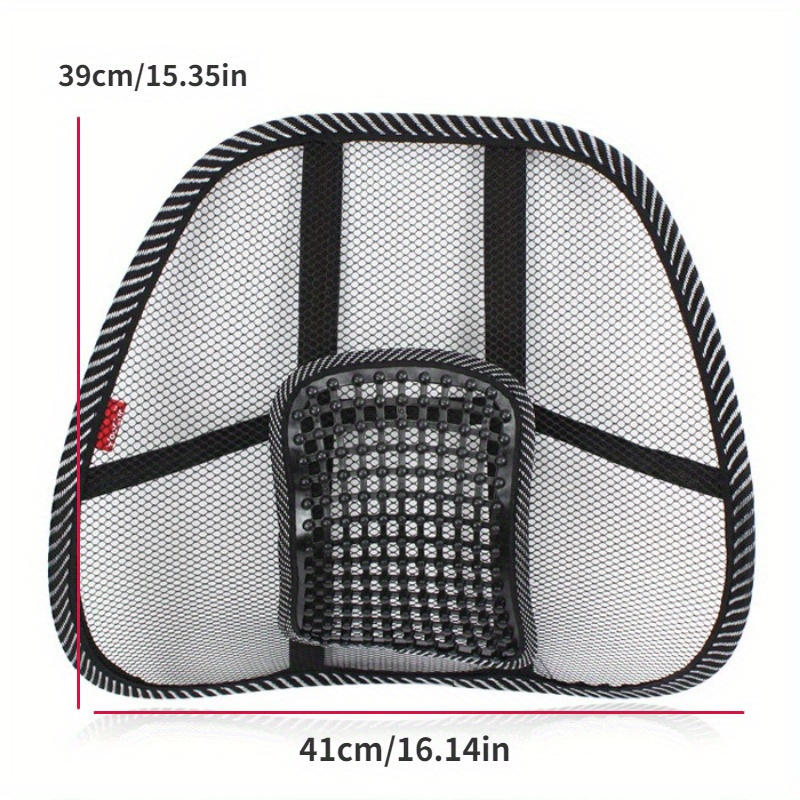 1 almofada de suporte lombar p - Mesh Back Cushion avaliação e preço