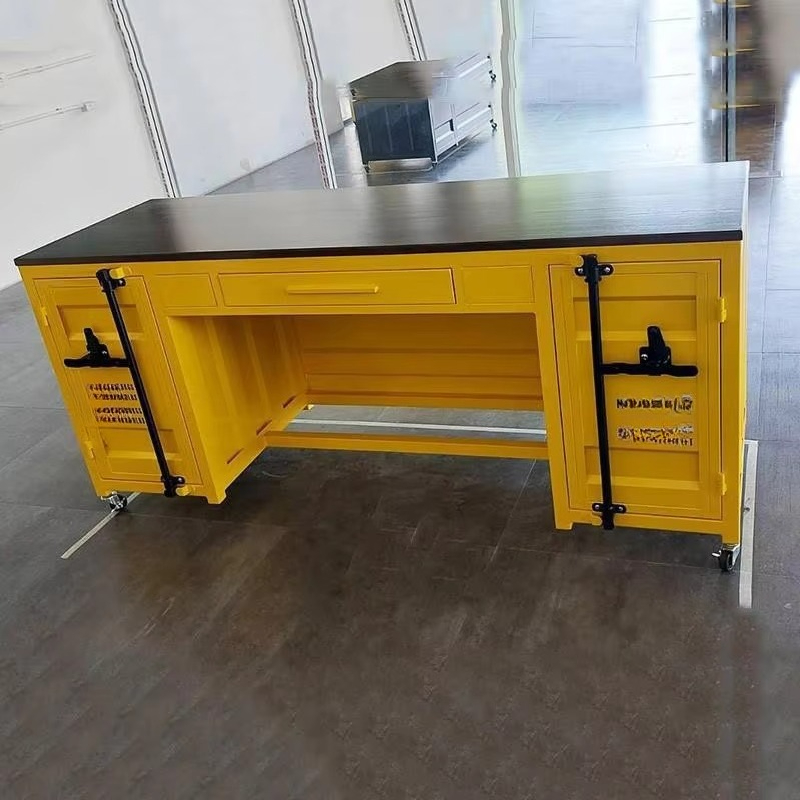 Estilo industrial mesa de comp - Home Office Work Table avaliação e preço