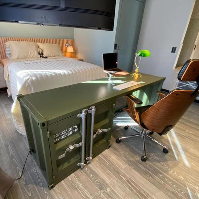 Estilo industrial mesa de comp - Home Office Work Table avaliação e preço