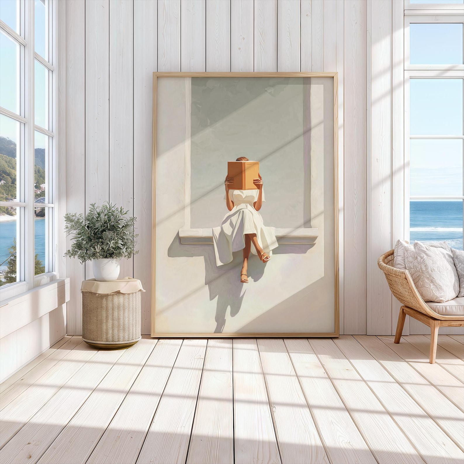 Impressão de arte de parede em - Home Office Minimalist avaliação e preço
