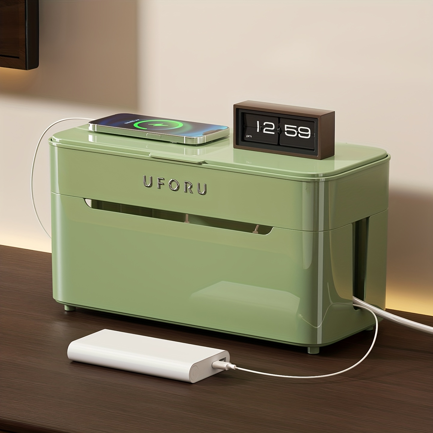 Caixa organizadora de tira de  - Power Strip Desk avaliação e preço