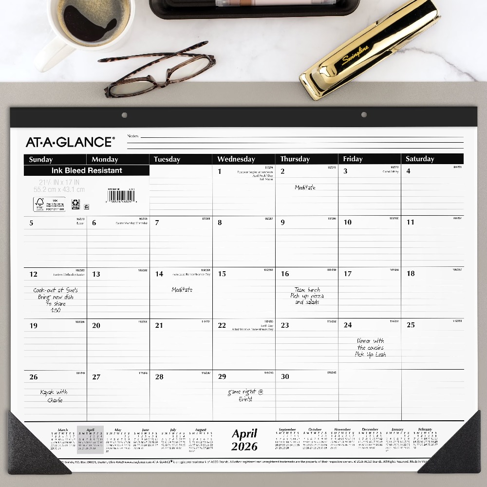 Calendário de Mesa Acadêmico G - Home Office Wallpaper avaliação e preço