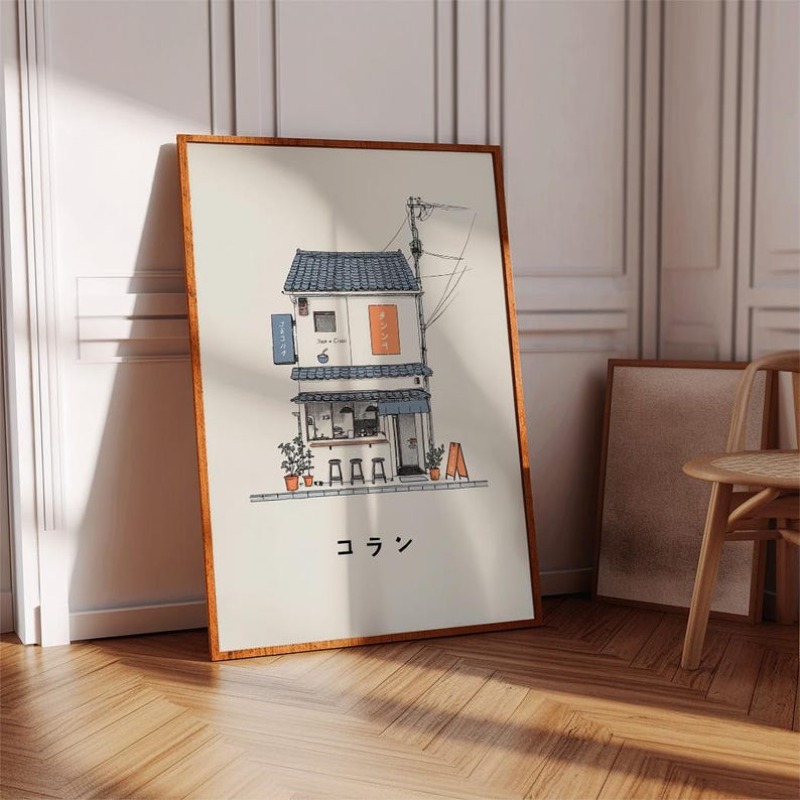 1pc Impressão em Tela de Arte  - Home Office Minimalist avaliação e preço