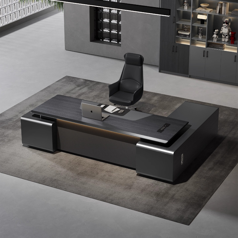 Luxo l formas mesa do computad - Home Office Work Table avaliação e preço