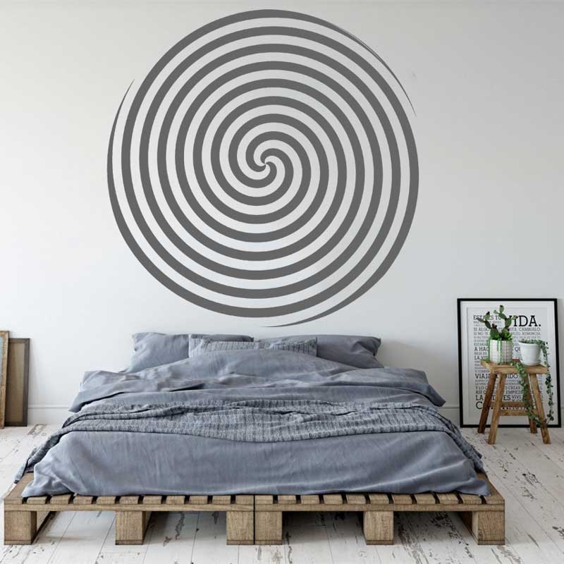 Círculo design espiral visão a - Home Office Wallpaper avaliação e preço