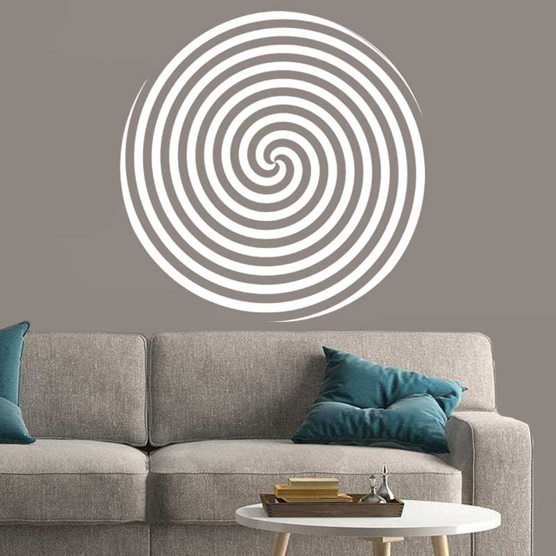 Círculo design espiral visão a - Home Office Wallpaper avaliação e preço