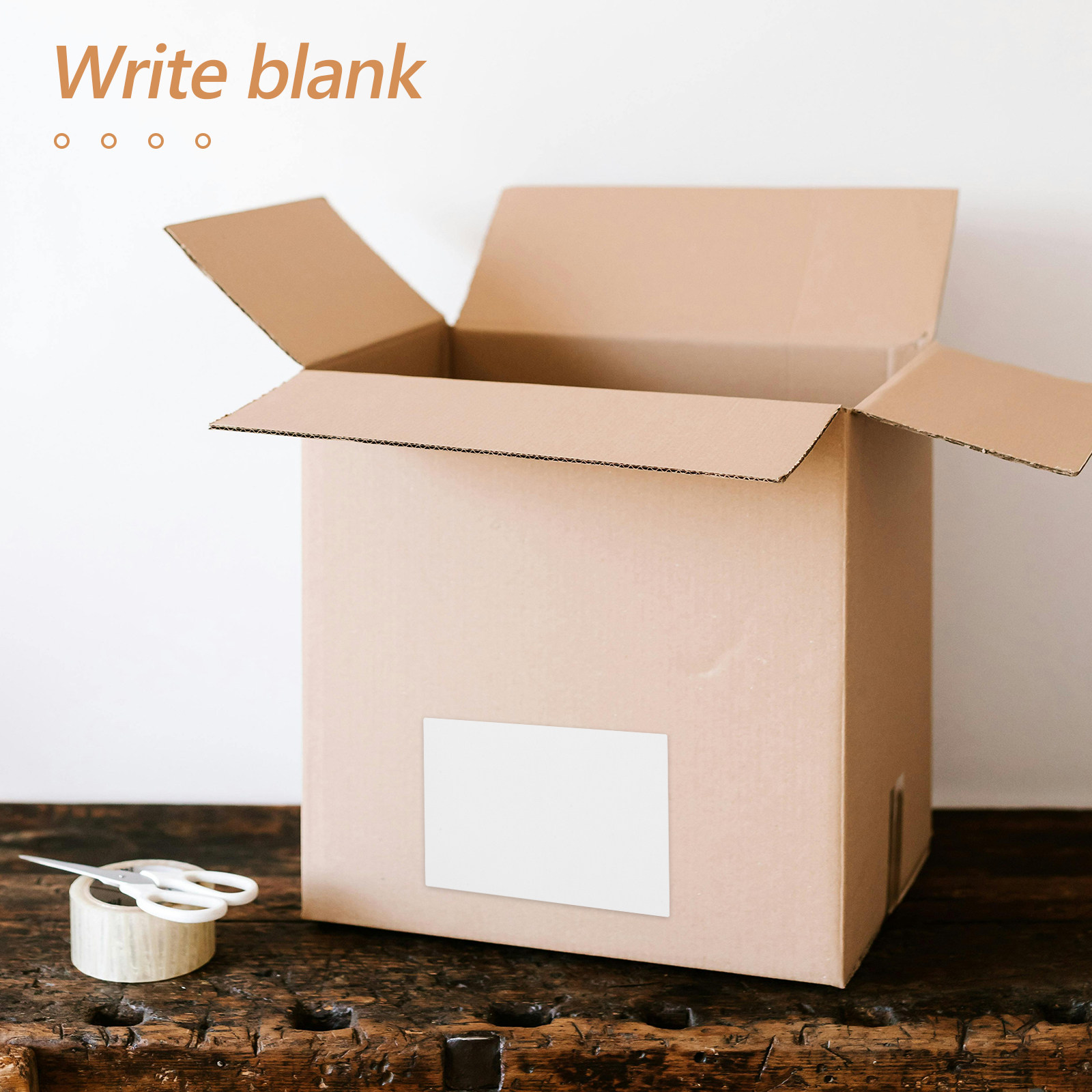 50 Etiquetas Adesivas Brancas  - Home Office Box avaliação e preço