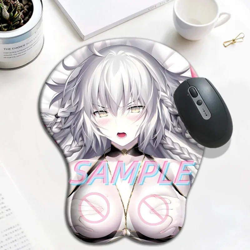 Mouse Pad CyNSFW com Seios 3D  - Wrist Rest Pad avaliação e preço