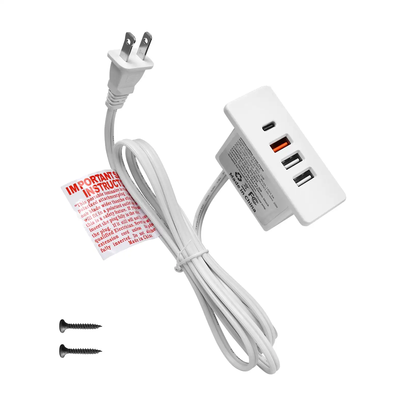Tomada de Energia USB C Embuti - Power Strip Desk avaliação e preço