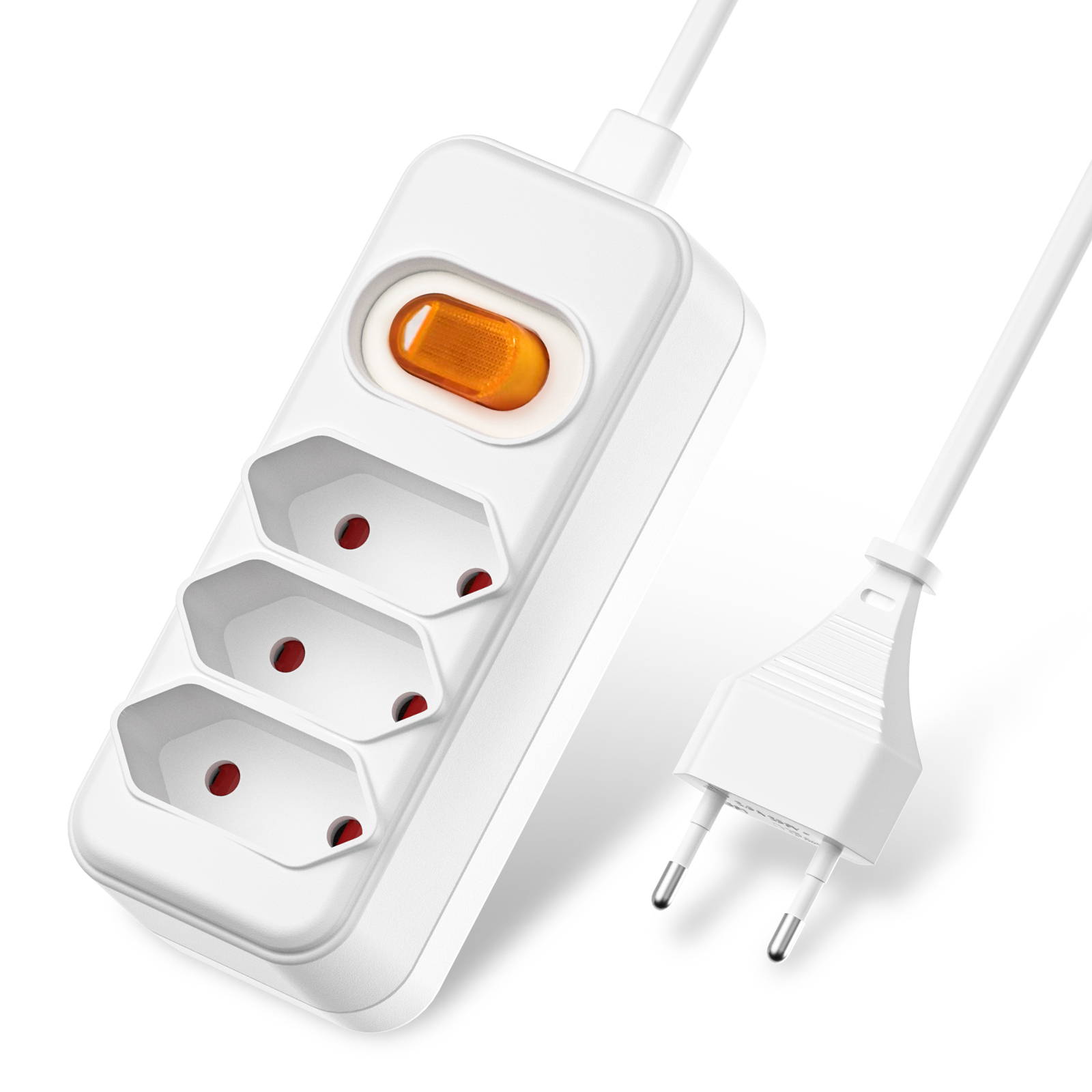 Tomada de alimentação europeia - Power Strip Desk avaliação e preço