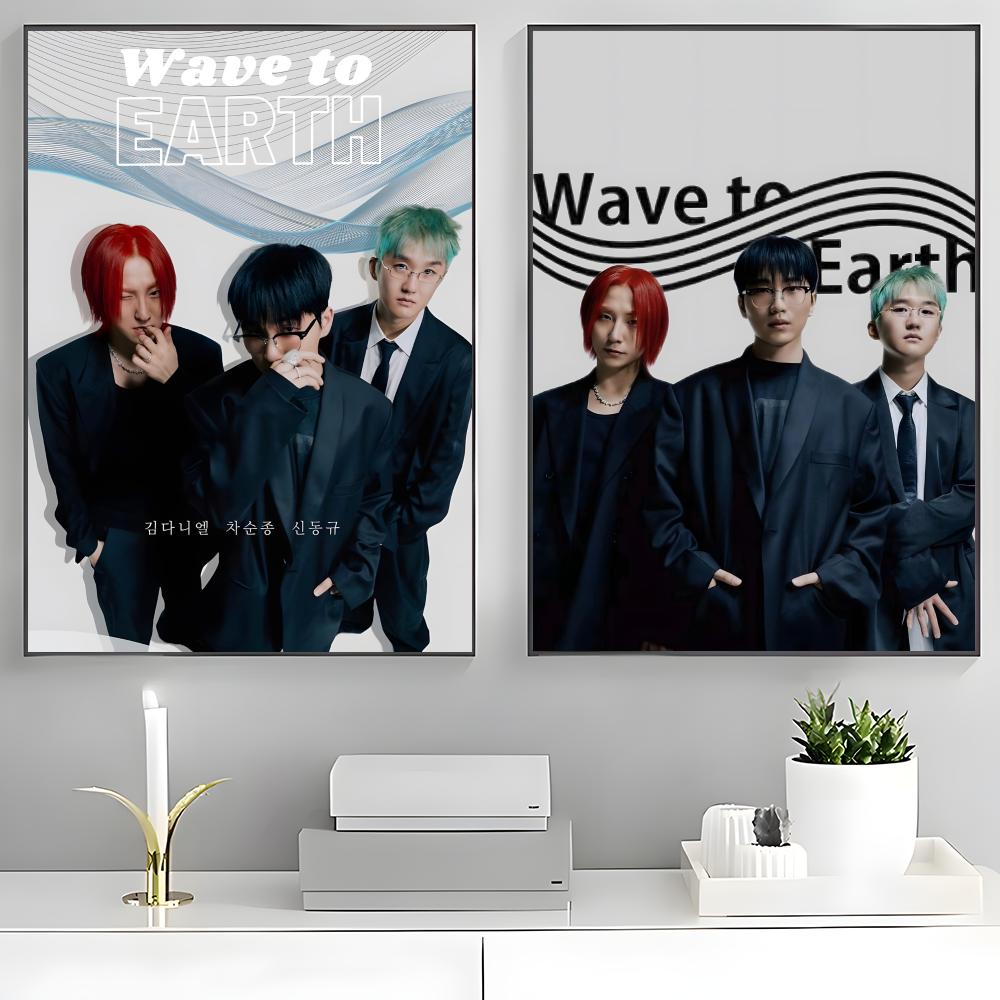 Pôster Band Wave To Earth Pôst - Home Office Wallpaper avaliação e preço