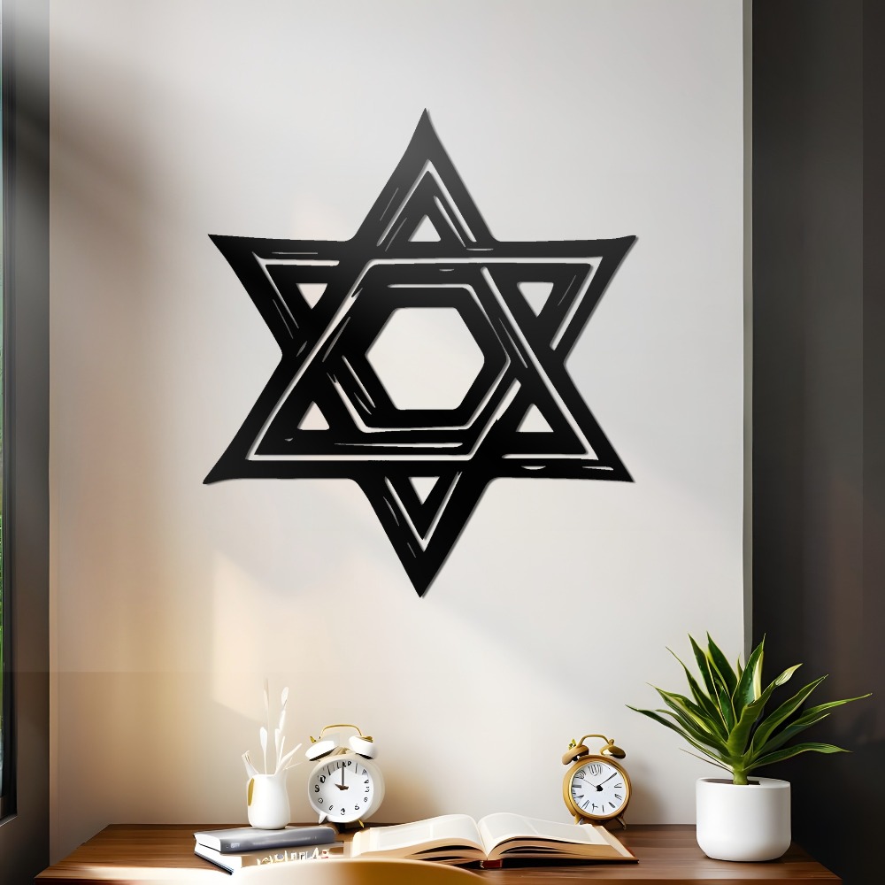 CIFBUY Escultura de Metal Estr - Home Office For avaliação e preço