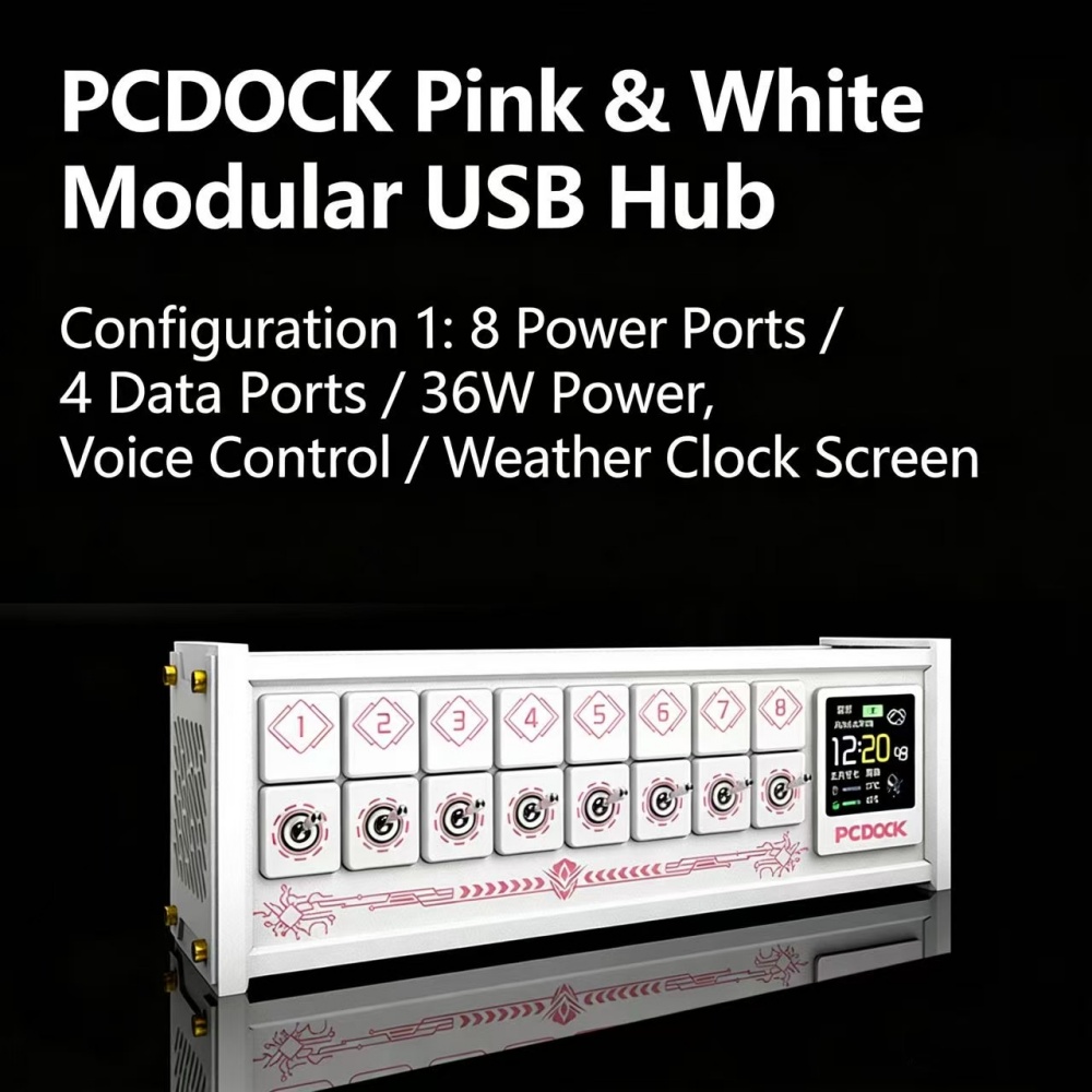 Bloco de Energia USB PCDOCK co - Power Strip Desk avaliação e preço