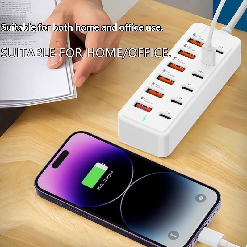 Tomada múltipla 12 em 1 com ca - Power Strip Desk avaliação e preço