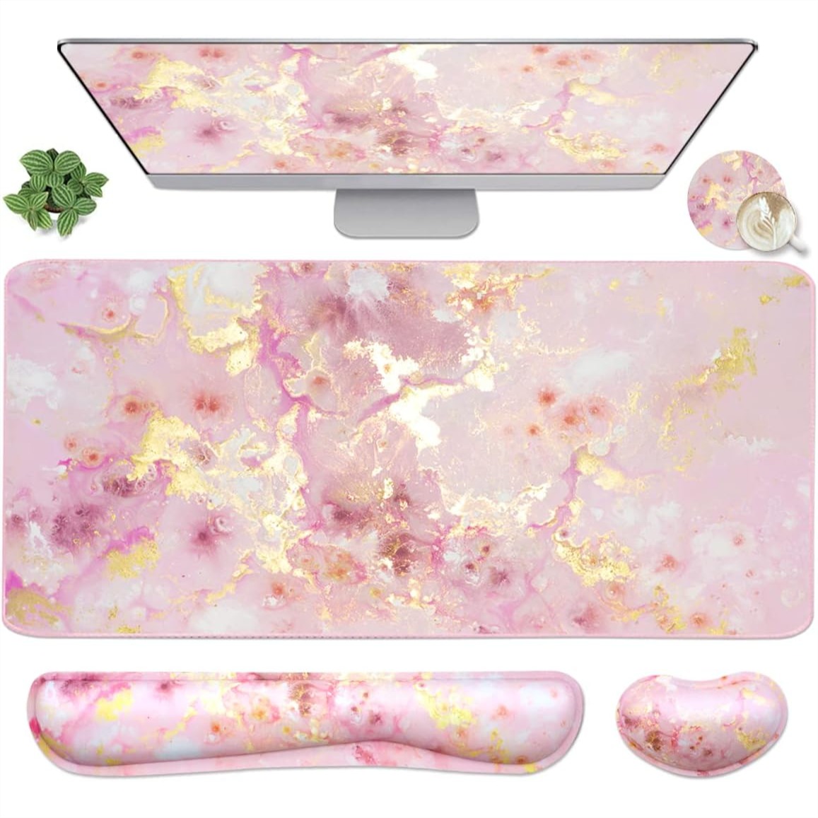 Mouse Pad Grande para Jogos co - Wrist Rest Pad avaliação e preço