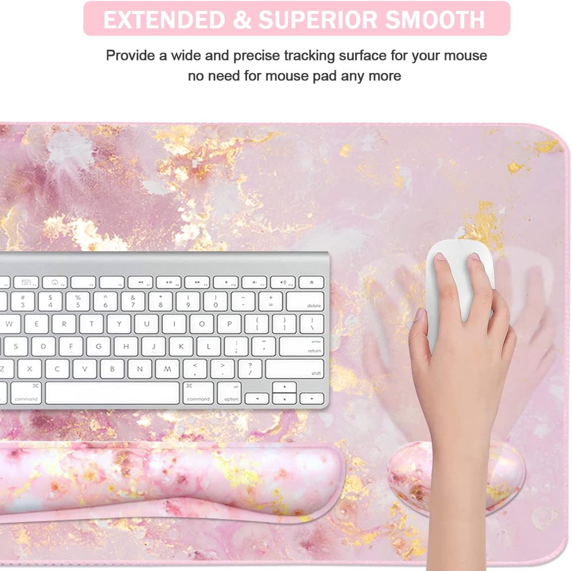 Mouse Pad Grande para Jogos co - Wrist Rest Pad avaliação e preço