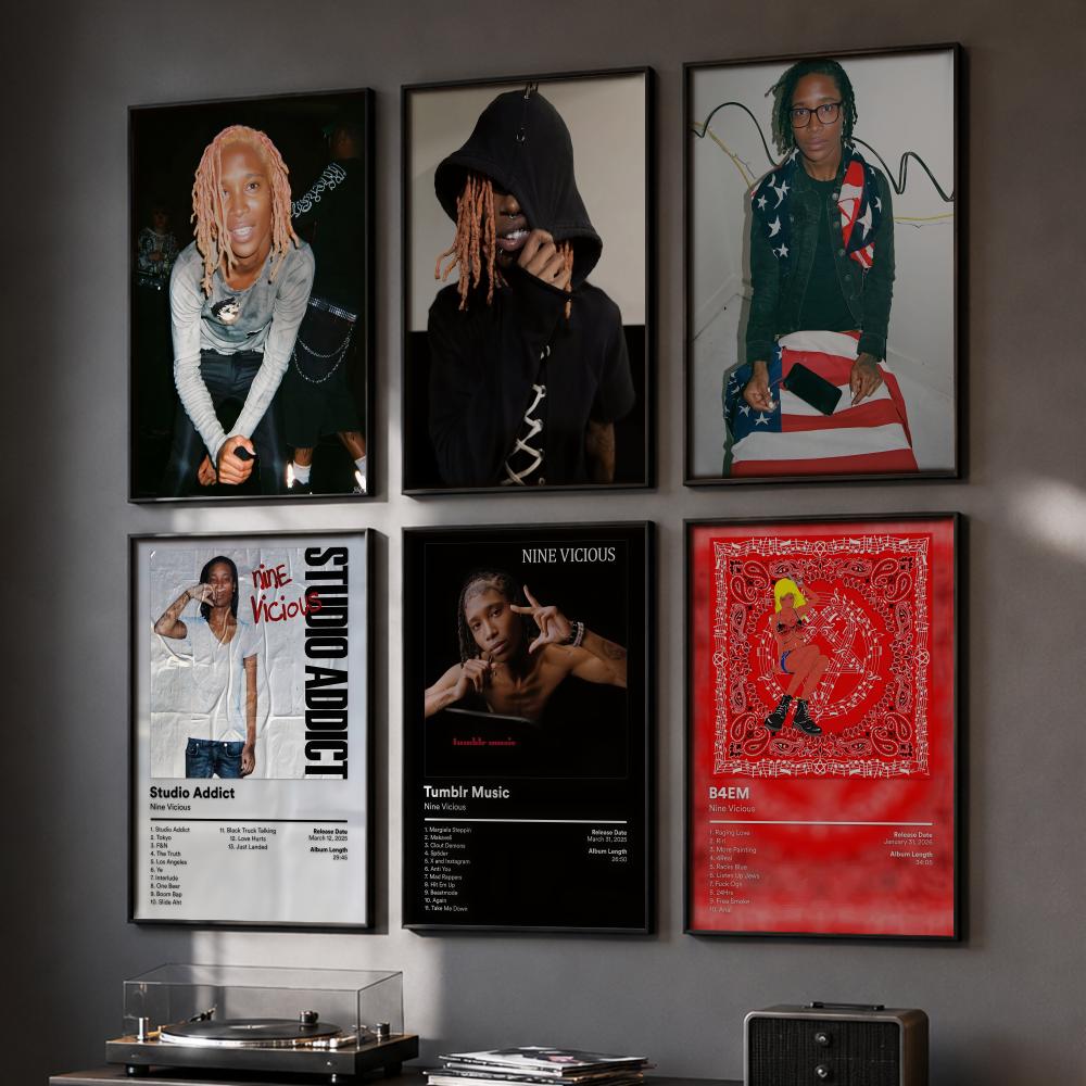 Pôster do álbum N-Nine Vicious - Home Office Wallpaper avaliação e preço