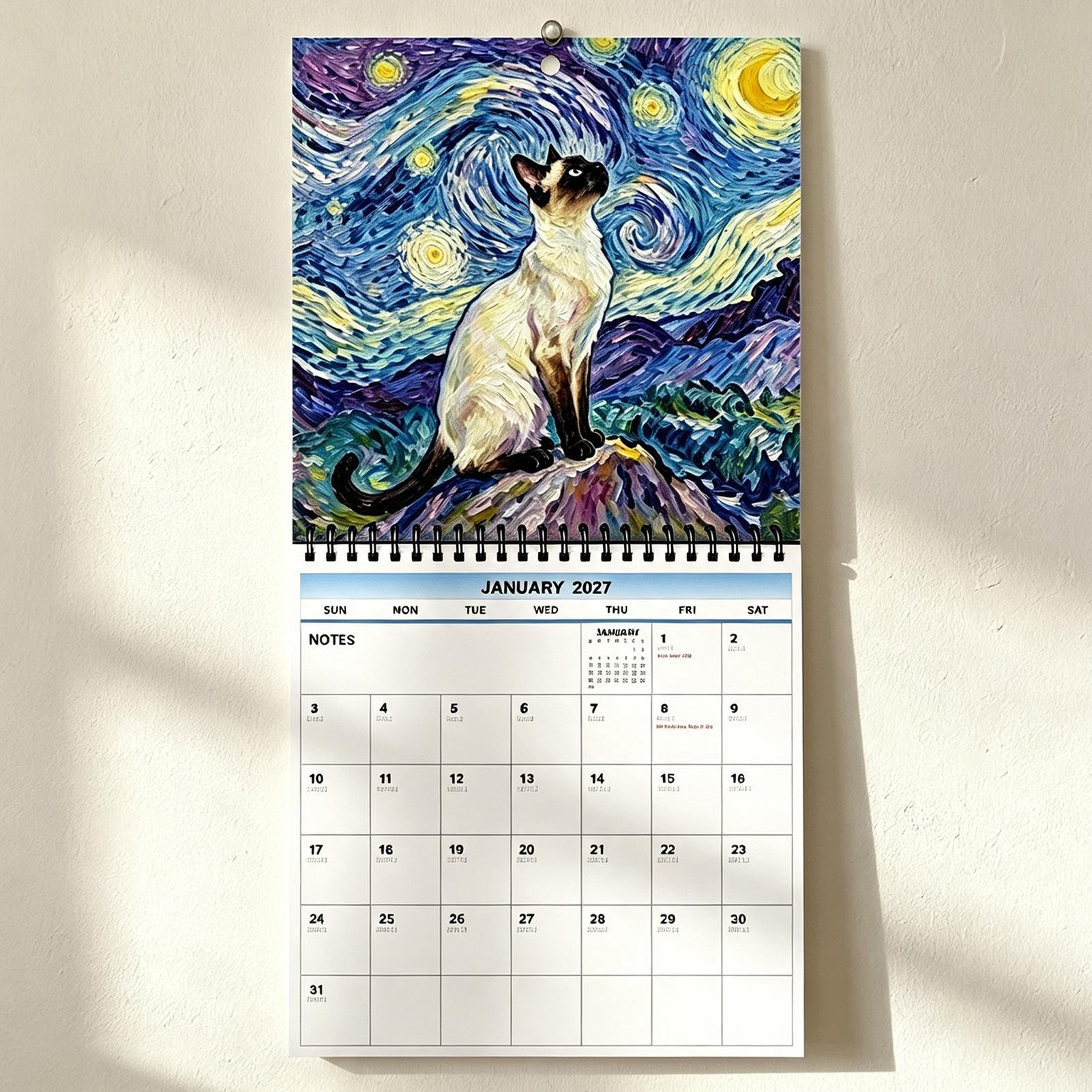 Calendário de parede 2027, tem - Home Office Wallpaper avaliação e preço