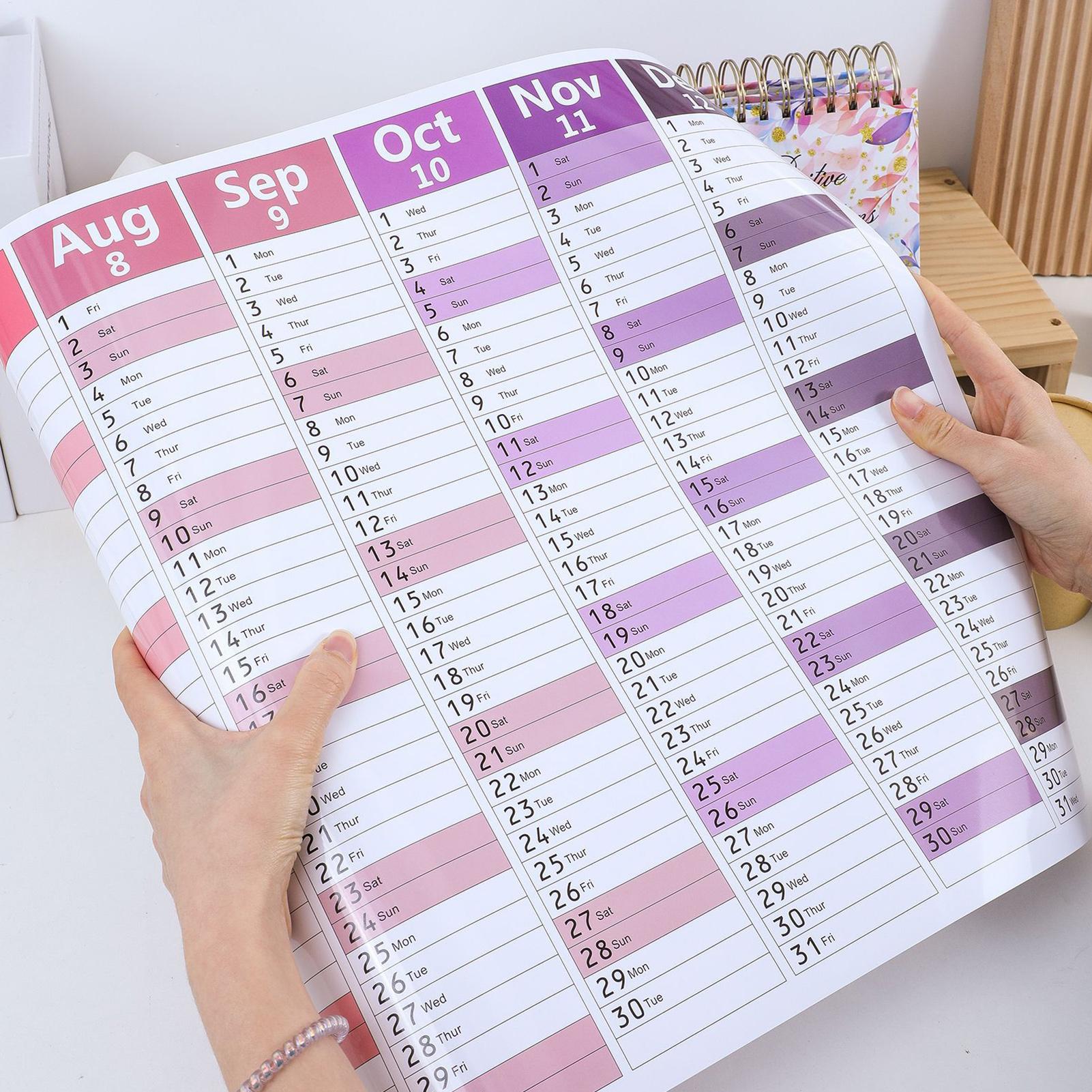 2026 calendário de parede em i - Home Office Wallpaper avaliação e preço